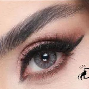 لنز چشم بیوتی شماره 6 کد مدل NOB210 رنگ خاکستری روشن رگهدار