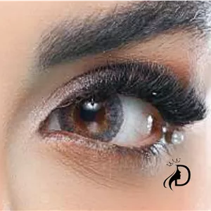 لنز چشم بیوتی شماره 12 کد مدل BOA311 رنگ طوسی عسلی متوسط