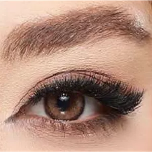 لنز چشم بیوتی شماره 22کد مدل AJA220 رنگ قهوه ای شکلاتی روشن
