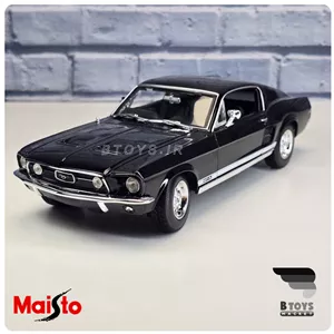 ماکت فورد موستانگ جی تی 1967 فست بک مشکی مایستو(Ford Mustang GTA Maisto) 