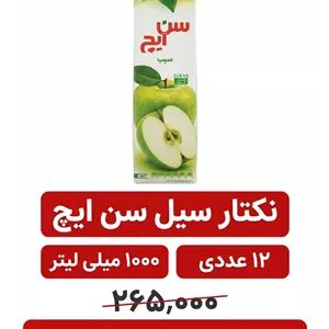 آبمیوه سیب سن ایچ -1لیتری-12عددی