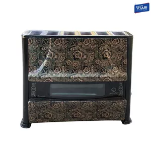بخاری گازی مروارید سوز طرح شومینه مدل فروزان 15000