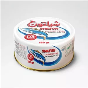 کنسرو ماهی تون در روغن 180 گرم شیلتون