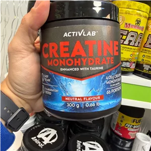 پودر کراتین مونوهیدرات تقویتشده با تائورین اکتیولب 300 گرم ActivLab Creatine Powder Super 300g