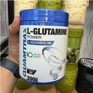 پودر ال گلوتامین خالص کوامترکس 300 گرم Quamtrax Nutrition Pure L-Glutamine 300g