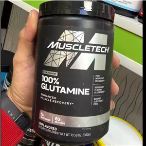 پودر گلوتامین میکرونایز پلاتینیوم ماسل تک 300 گرم MuscleTech Platinum 100 Glutamine 300g