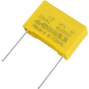 1UF 275V MKT X2 - بدنه زرد رنگ