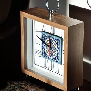 ساعت چوبی رومیزی رایکا مدل HEDI-49