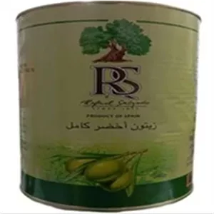 زیتون کامل سبز RS قوطی 4 کیلویی اصل اسپانیا