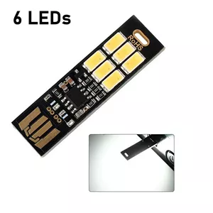 ماژول لامپ LED لمسی دیمر دار USB سفید