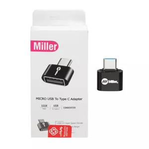 تبدیل Miller OTG USB To Type-C مدل MO-203 - مشکی (پک ضعیف) (گارانتی پارتیان پایا)