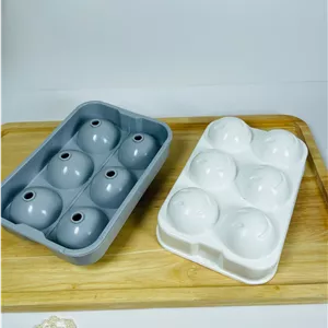 قالب یخ کروی پلاستیکی 6 حفره ای