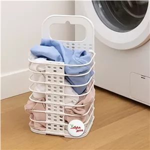 سبد رخت چرک و لباس تاشو حمام