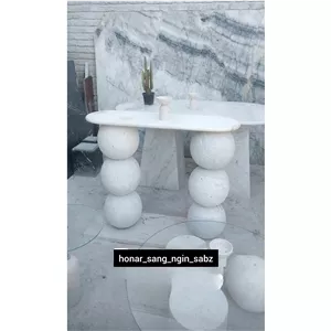 کنسول مرواریدی سفید 