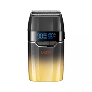 ماشین اصلاح موی صورت وی جی ار مدل V-308 با تیغه تیتانیوم پیشرفته