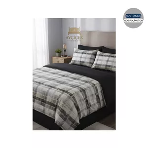 کاور یک نفره مشکی اورجینال آیچیچک هومayçiçek home