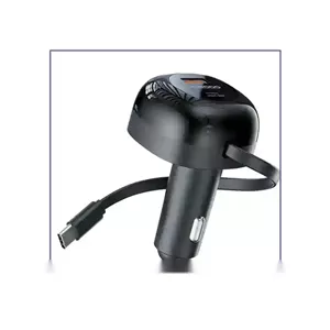 شارژر فندکی 47 وات همراه با کابل تایپ سی پرودو Porodo Dual Port Car Charger PD-FWCH030