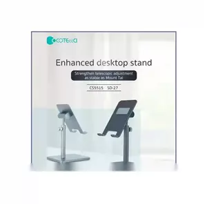 پایه رومیزی موبایل و تبلت کوتتسی Coteetci Metal Desktop Stand CS5515 SD-27 - نقره ای