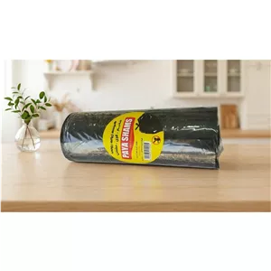 کیسه زباله رولی ضخیم و مقاوم 90در70، ضدنشت آب، تحمل وزن بالا، کیسه زباله بزرگ خانگی و آشپزخانه، مناسب منزل و محل کار