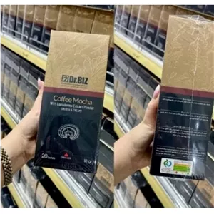قهوه موکا گانودرما با بارکد اصالت کالا