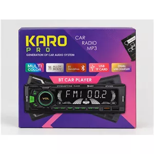 ضبط خودرو کارو Karo Pro مدل MP3-5292 بلوتوثدار USB فلشخور رمخور مولتیکالر