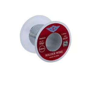 سیم لحیم نبی سولدر 50 گرمی 6337 سایز 0.8