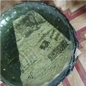 پیش دستی 9عددی سایز بزرگ مناسب پذیرایی جنس شیشه ای طرح دار شیک هر 9عدد باهم 670هزار 