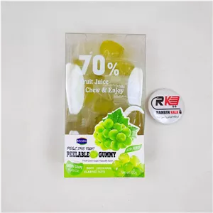 پاستیل میوه ای انگور سبز جعبه ای 100گرمی