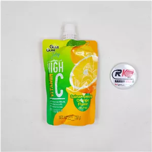 نوشیدنی میوه ای با تکه های ژله ای طعم پرتقال گومی گومی 150گرم