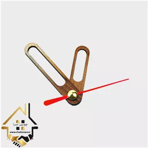 عقربه ساعت رومیزی چوبی ساده S5