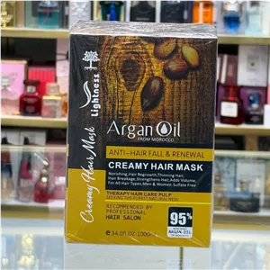 لایتنس ماسک داخل حمام حاوی 95 در صد آرگان1000میل
