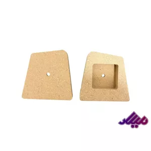بیس MDF ساعت رومیزی ذوزنقه ساده 12 در 12 سانت