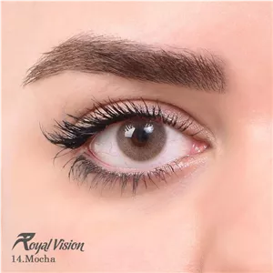 لنز چشم رویال ویژن شماره 14 با رنگ Mocha