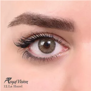 لنز چشم رویال ویژن شماره 12 با رنگ La Hazel
