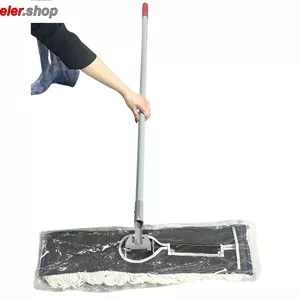 فروش ویژه طی زمین شوی نخی فلزی 63 سانت با دسته بلند 130cm فلزی