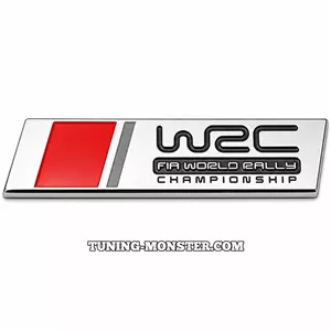 آرم استیل WRC World Rally Championship ( پس کرایه )