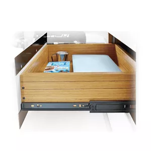 ریل ساچمه ای 3 تکه تلسکوپی 45 کیلوگرمی ساده مشکی عمق 30 فانتونی کد B341