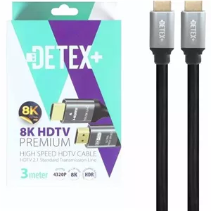 کابل 3 متری DETEX+ HDMI 8K