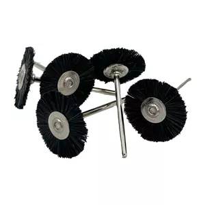 فرچه پلاستیکی مینیاتوری مدل تخت مشکی مجموعه 5 عددی shga