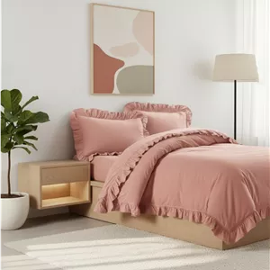کاور یک نفره صورتی اورجینال لیزا هومLilza Home 