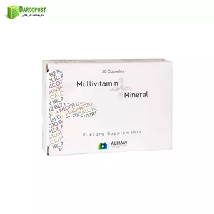 کپسول مولتی ویتامین مینرال 30 عددی الحاوی