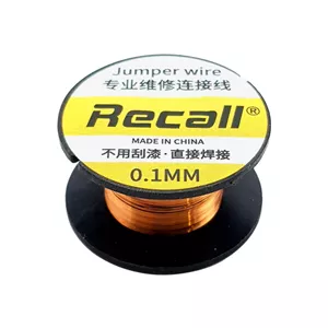 سیم مسی لاکی 0.1mm قرقره 10متری
