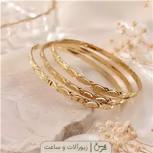 النگو طلاروس مدل افرا (3 عددی)