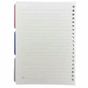 کاغذ یدک کلاسور 100 برگ جهان نما 20 حلقه کتاب