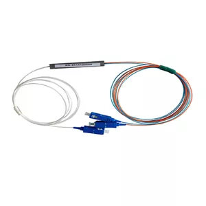 اسپلیتر فیبر نوری 1 به 2 قلمی PLC splitter 1 2 sc upc
