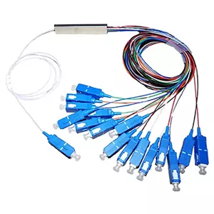 اسپلیتر فیبر نوری 1 به 16 قلمی PLC splitter 1 16 sc upc