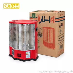 بخاری برقی بدون فن ابر استار مدل تویوست 1500 وات