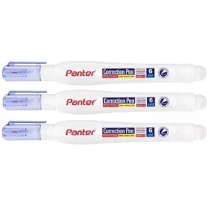 غلط گیر قلمی پنتر مدل 6ml سفید بسته 3 عددی کد: B17571