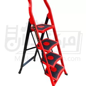 نردبان خانگی آهنی 4 پله ماندگار مدل سما پس کرایه