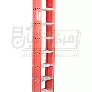 نردبان مفصلی آلومینیومی 9.6 متری 4 تکه 32 پله چندکاره قفلدار فراز پله پس کرایه